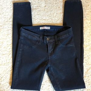 J Brand Coated Textured Super Skinny